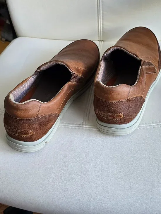 ROCKPORT slip on brown Leather and sued upper - Picture 10 of 11